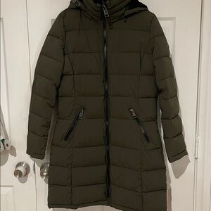 Andrew Marc Stretch Olive Jacket